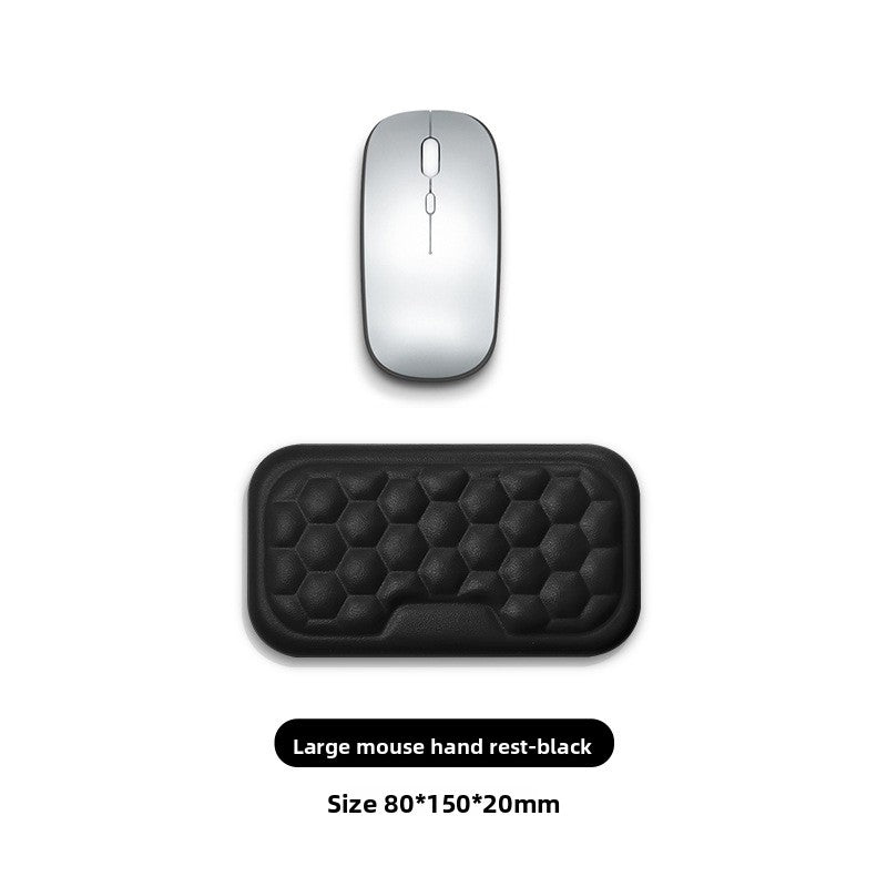 Deskfriend Wrist Support Pad close-up of the breathable honeycomb surface