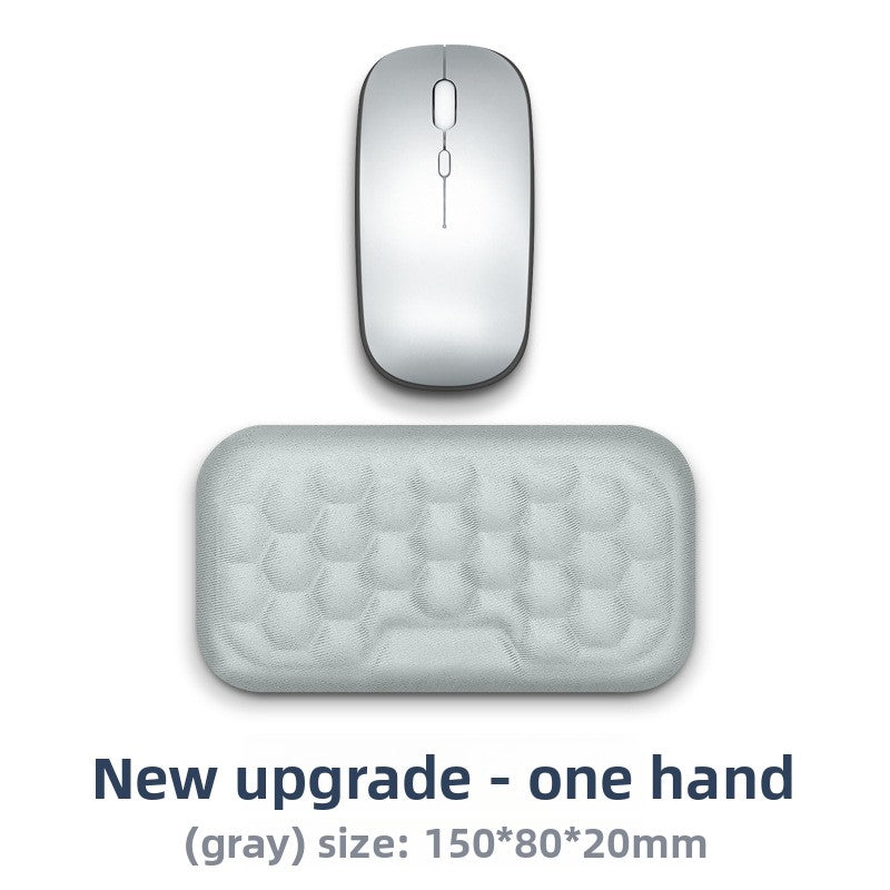 Deskfriend Wrist Support Pad close-up of the breathable honeycomb surface