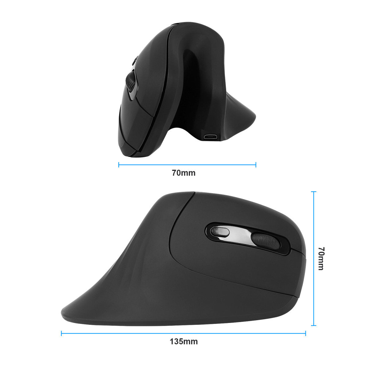 Deskfriend ergonomic U-shape mouse
