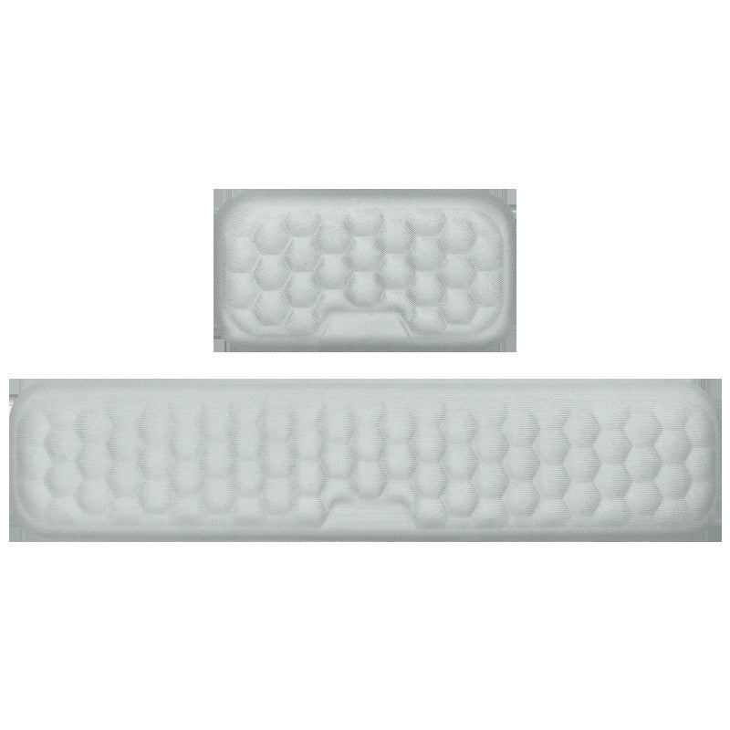 Deskfriend Wrist Support Pad, front view of the memory foam design