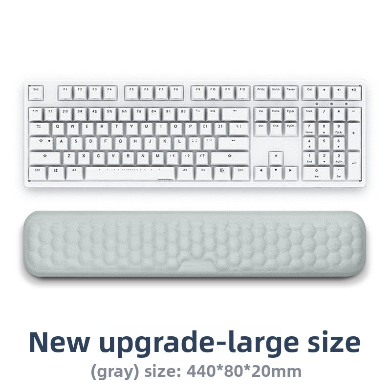 Deskfriend Wrist Support Pad, front view of the memory foam design