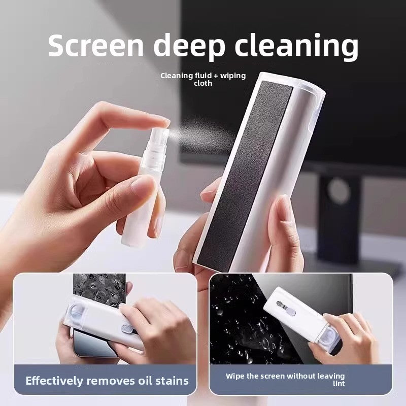 Deskfriend 7-in-1 Desk Cleaning Kit shown in blue and white