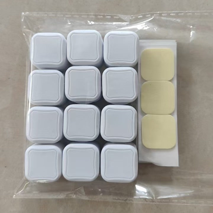 Deskfriend Magnetic Cable Clips shown in white