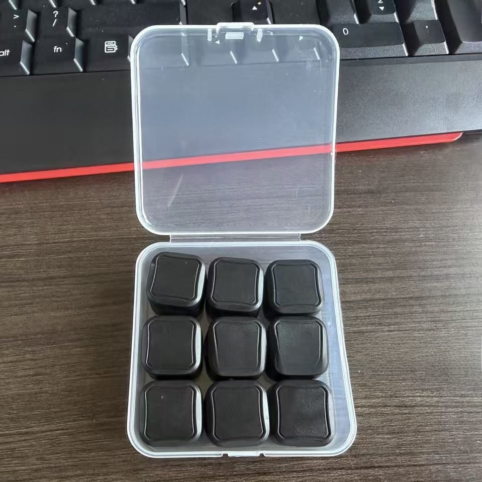 Deskfriend Magnetic Cable Clips attached to a car dashboard