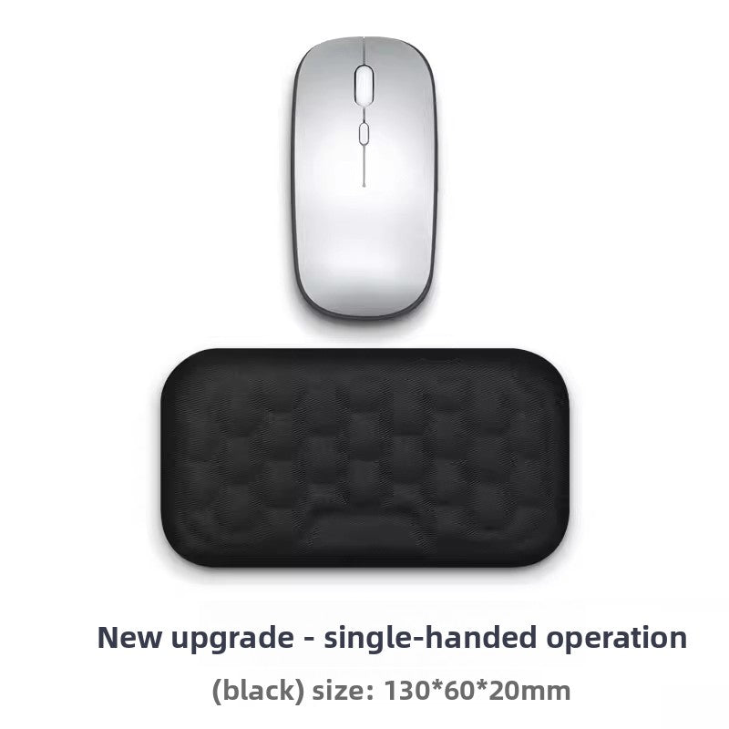Deskfriend Wrist Support Pad packaging in its protective bag