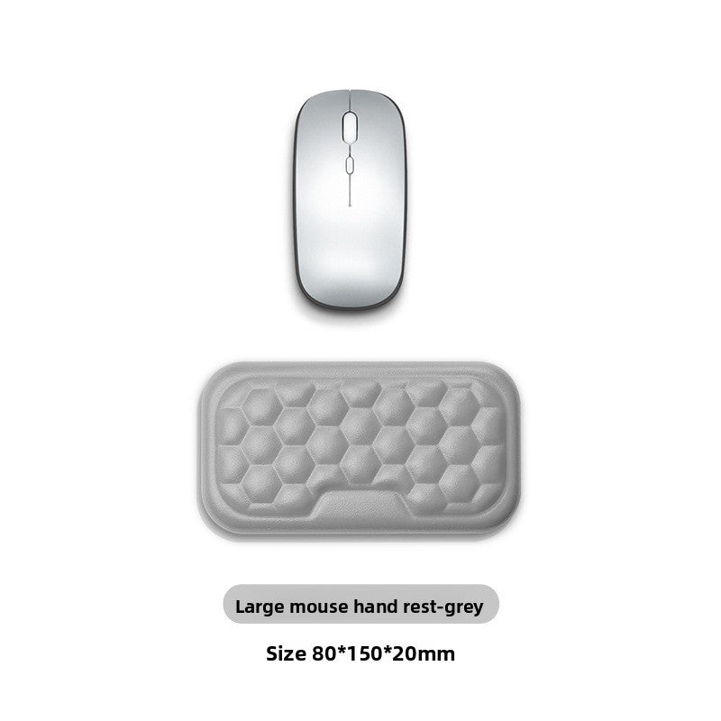 Deskfriend Wrist Support Pad size comparison, Large versus Medium versus One-hand