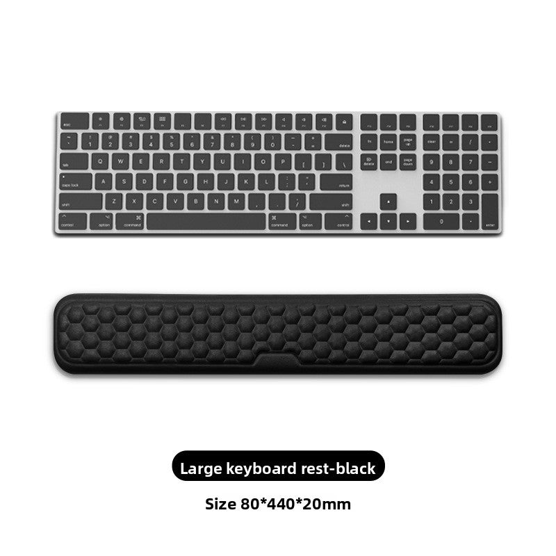 Deskfriend Wrist Support Pad, front view of the memory foam design